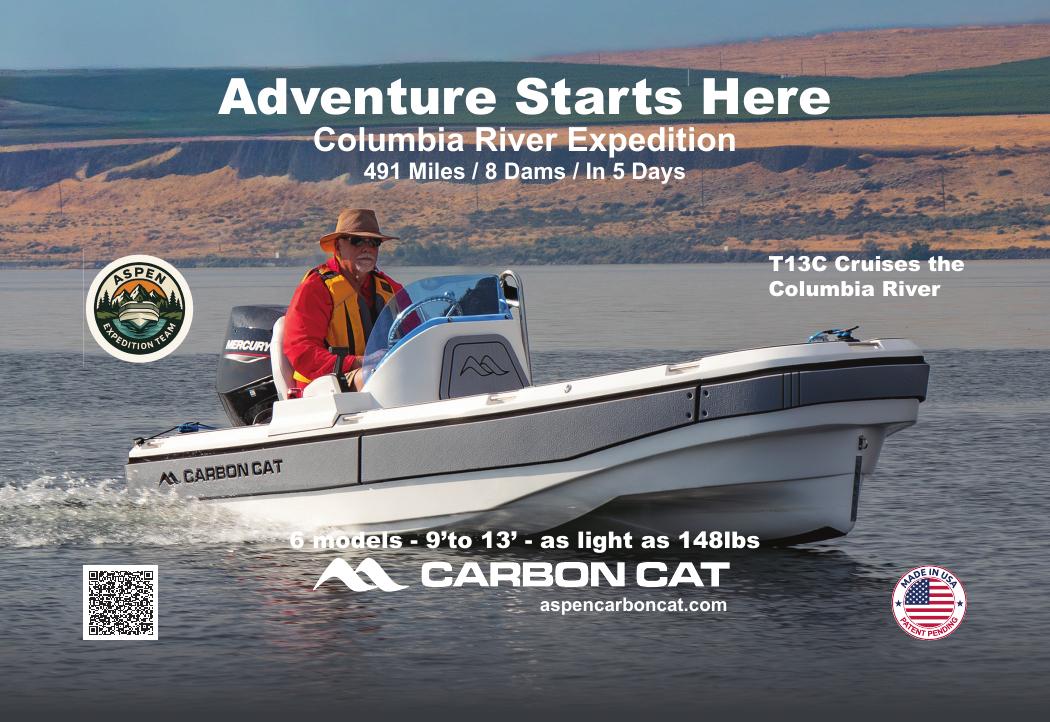 Carbon Cat Columbia River Expedition print ad