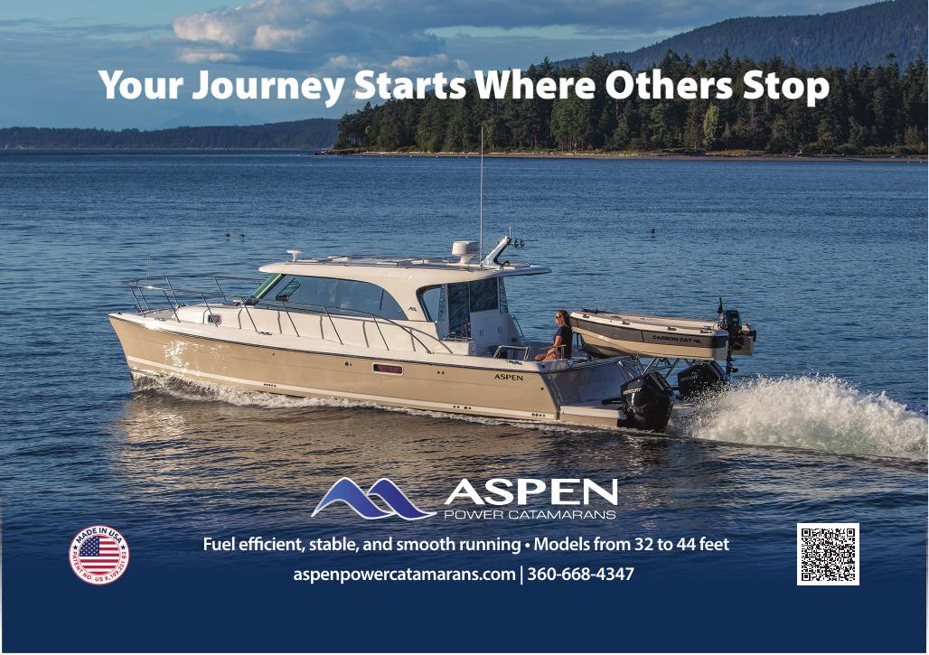 Aspen Power Catamarans print ad