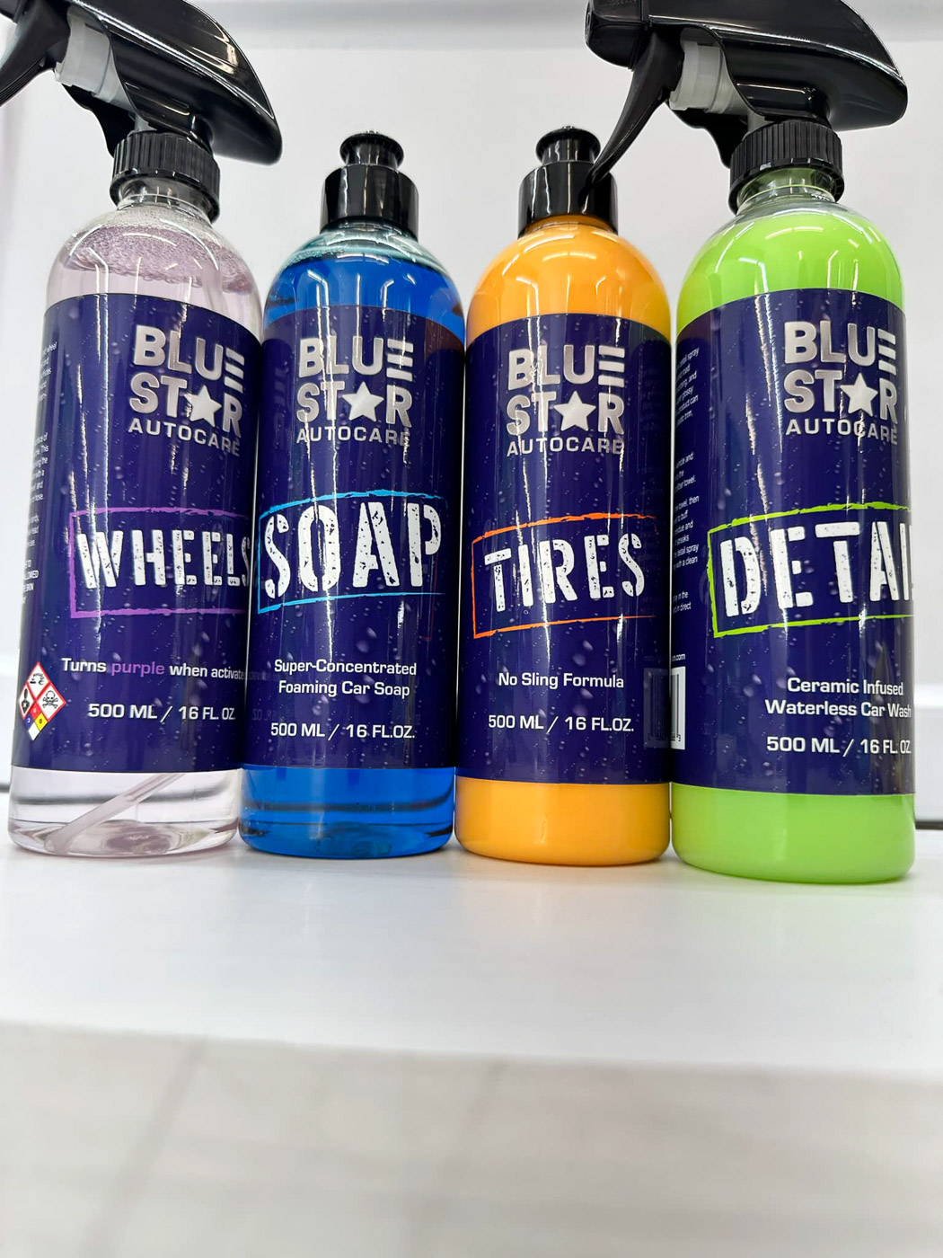 Blue Star product labels