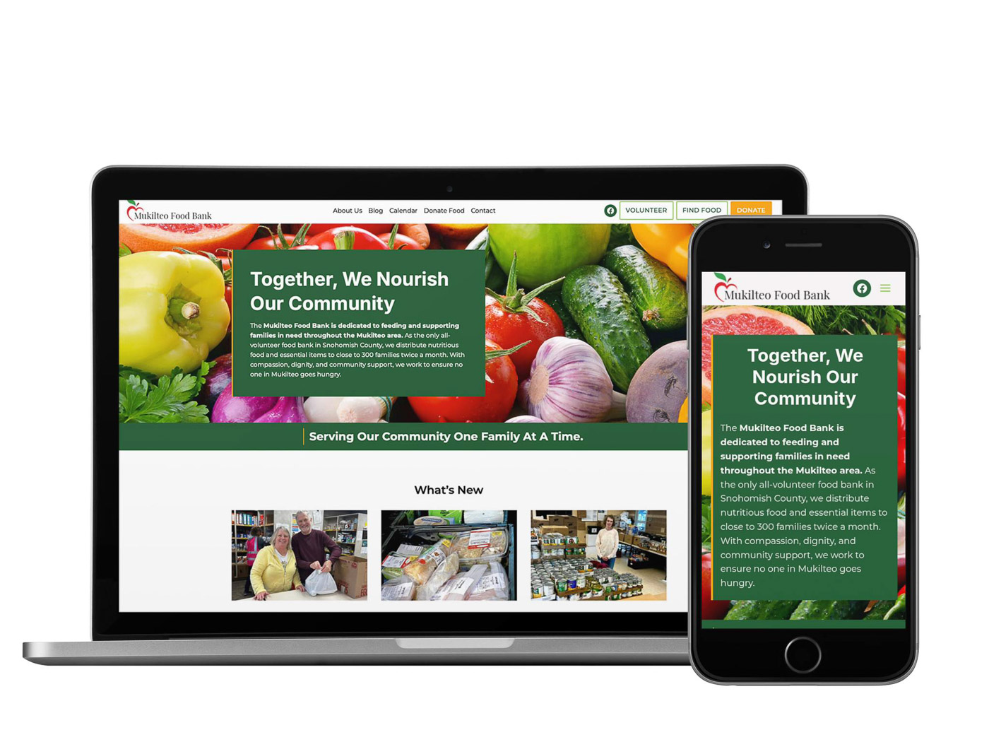 Mukilteo Food Bank website